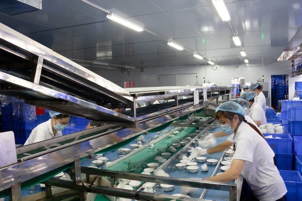 自动化餐具洗消流水线